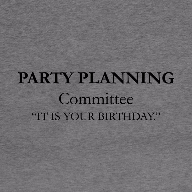 party planning committee by Kahlenbecke